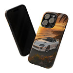 Supra MK4 Super White Targa Coastal Art Tough Phone Case
