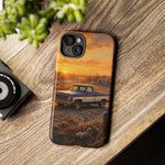 73 Chevy C10 Square body Truck Two-Tone Sunrise Tough Phone Case
