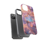 Floating Pool Deck Phone Case, Pastel Cloud 3D Render Cover