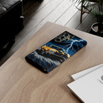 Yellow Chevelle SS Lightning Tough Phone Case Cover Gift Art