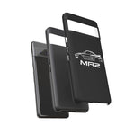 MR2 White Side Silhouette JDM Tough Phone Case Cover Gift