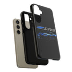 Blue C7 Z06 Sports Car Tough Phone Case Track Style Cover Gift
