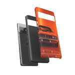 Orange Cuda Phone Case, 71 Classic Muscle Car Tough Cover