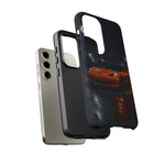 Orange C6 Neon Car Meet Tough Phone Case
