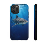 Tiger Shark Phone Case, Dappled Blue Water Tough Cover