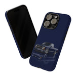 Navy Blue Chevy OBS Truck Phone Case, Classic Cover