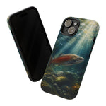 Salmon River Fishing Phone Case, Sunlit Current Cover