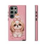 Shih Tzu Princess Kawaii Chibi Puppy Pet Dog Art Tough Phone Case