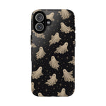Vintage Ghost Pattern phone case | Halloween spooky stars design