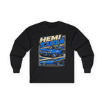 1971 Hemi Cuda Muscle Car Graphic Long Sleeve Tee | Classic Hot Rod Tee