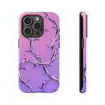 Chrome Thorn Vine Phone Case Vaporwave Tough Cover