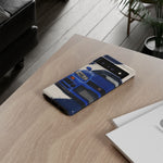 R34 Skyline GT-R Bayside Blue Tough Phone Case for 90s JDM Fans