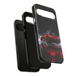 Z06 C8 Phone Case, Red Smoke Studio Reflection Cover