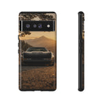 C4 ZR1 Corvette Phone Case, Black Misty Mountain Pass Cover