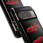 Z28 Red Triview Phone Case Classic Car Illustration