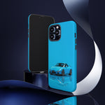 RX-7 Cyan Studio Phone Case Studio Color Match Car Art