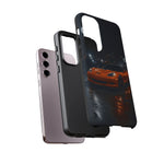 Orange C6 Neon Car Meet Tough Phone Case