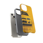 Yellow Skyline Phone Case, R34 GTR 90s JDM Legend Tough Cover for Men Gift