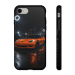 Orange C6 Neon Car Meet Tough Phone Case
