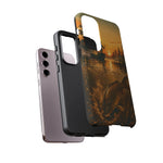 Carp Fishing Phone Case Sunrise Bowfishing Tough Cover Gift