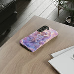 Cherub Cloud Throne Phone Case, Pastel Marble 3D Render Cover