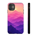 Pastel Mountain Haze Vaporwave Art Tough Phone Case