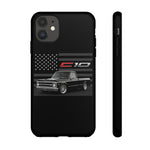1970 C10 Truck Phone Case Black Classic Pickup Tough Cover Gift