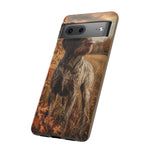 German Wirehaired Pointer Autumn Art Tough Phone Case