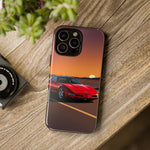 Red C4 ZR-1 King of the Hill Art Tough Phone Case