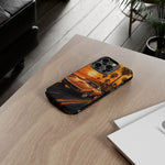 Orange Corvette C3 Stingray Sunset Palms Phone Case