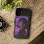 Melancholy Anime Girl Phone Case Vaporwave Tough Case