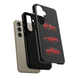 Red 370Z Sports Coupe Tough Phone Case for JDM Enthusiasts