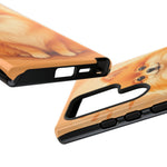 Pomeranian Tiny Fox Fluffy Art Tough Phone Case