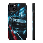 C8 Rain Tunnel Phone Case Racing Tough Case for Corvette Drivers