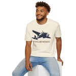 de Havilland Mosquito Minimalist silhouette Aviation T-Shirt for Pilots and Airplane Enthusiasts