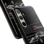 C3 Stingray Phone Case Black Sports Car Tough Cover Gift