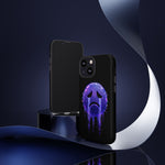 Glitch Sad Face Phone Case, Anime Melt Static Tough Cover