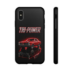 Tri-Power Classic Muscle Car GTO phone case | Retro Automotive Graphic