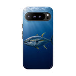Yellowfin Tuna Phone Case, Deep Blue Water Tough Cover, Gift