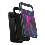 Neon Future Subway Station Tough Phone Case Cover Gift Art