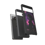 Melancholy Data Poster Phone Case, Glitch Anime Sky Tough Cover