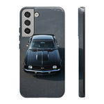 1969 Camaro SS Black Overhead Tough Phone Case Cover Gift Art