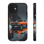 1966 GTO Orange Rainy City Tough Phone Case Cover Gift Art