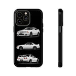 R32 Skyline Phone Case White, Three-View Vector Cover, Gift GTR Fans