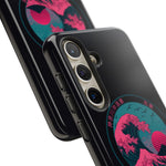 Great Dream Wave Circular Badge Vaporwave Phone Case – Japanese Aesthetic