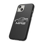 MR2 White Side Silhouette JDM Tough Phone Case Cover Gift