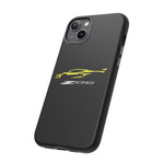 Yellow C8 Z06 Phone Case for Chevy Fans, Tough Protective Cover