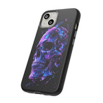 Holographic Skull Phone Case, Shattered Glass Iridescent Cover