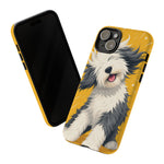 Sheepdog Hair Flip Phone Case Funny Dog Lover Gift