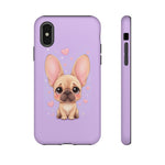French Bulldog Bat Ears Kawaii Pet Dog Art Tough Phone Case